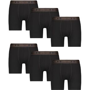 Mens Boxer Briefs Breathable Cotton Underwear for Men - 6 Pack - Cotton Stretch Mens Underwear in Kuwait