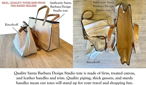 Santa Barbara Design Studio Tote Bag Hold Everything Collection Black and White 100% Cotton Canvas with Genuine Leather Handles, Large, Escape in Saudi Arabia