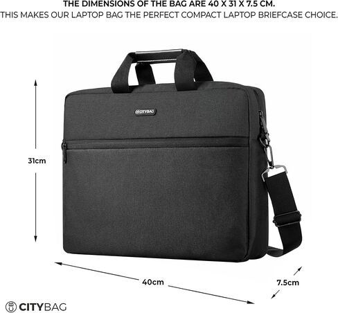 15.6 Inch Laptop Bag, Laptop Briefcase, Laptop Messenger Bag, Briefcase, Computer Bag Men Women, Laptop Shoulder Bag in Saudi Arabia