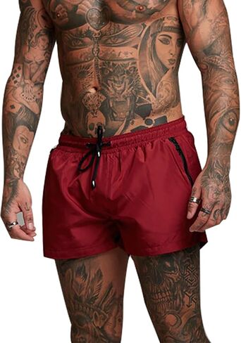 ساند بانك شورت للجري للرجال 3 انش سريع الجفاف وجيد التهوية للتمارين الرياضية وصالة الالعاب الرياضية وكمال الاجسام in Kuwait