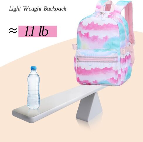 Dorlubel Girls Princess Backpack Elementary School, Heart Shape Print Backpack Cute Kids Kindergarten Preschool Bookbag With Lunch Bag and Pencil Case (Purple Heart Shape) in Saudi Arabia
