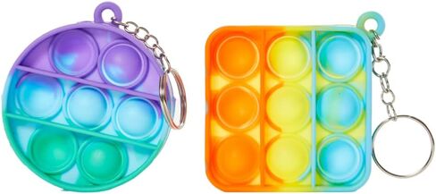 RALME Printed Fidget Popper Backpack Set for Kids with Pop It Keychain Bubble Poppers and Pencil Case in Kuwait