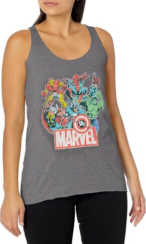 قميص Marvel Women's Universe Heroes of Today ذو الطبقات الثلاثية من Racerback in Kuwait