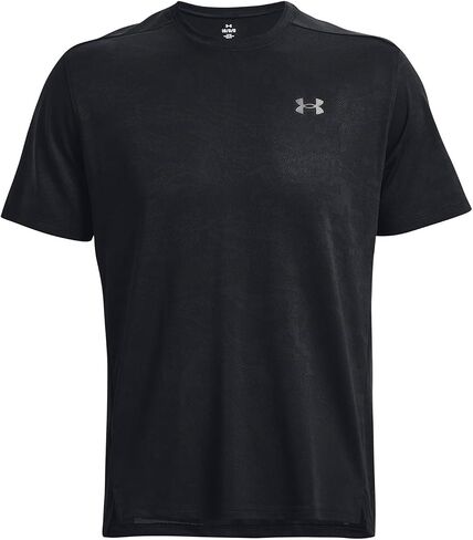 أندر آرمور UA Tech Vent Jacquard SS - 1377052-006 - رمادي ضبابي/أسود in Kuwait