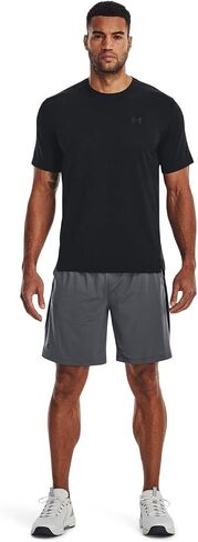 أندر آرمور UA Tech Vent Jacquard SS - 1377052-006 - رمادي ضبابي/أسود in Kuwait