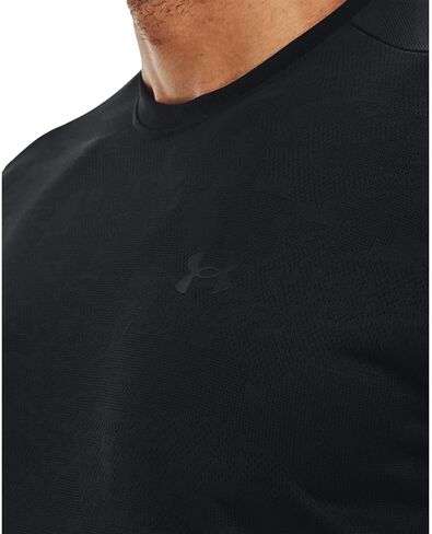 أندر آرمور UA Tech Vent Jacquard SS - 1377052-006 - رمادي ضبابي/أسود in Kuwait