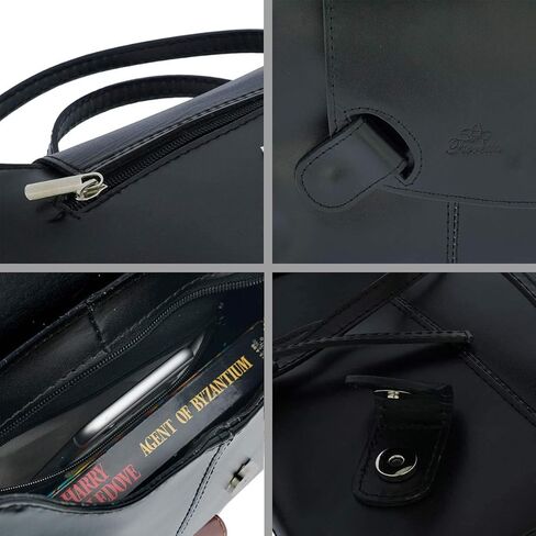 حقيبة كتف كروس من الجلد الطبيعي الإيطالي للنساء in Kuwait