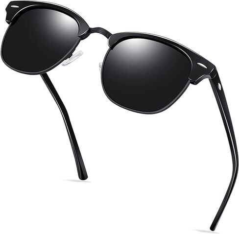 نظارات شمسية مستقطبة شبه داكنة للغاية من GrinderPUNCH للرجال والنساء 70s 80s نظارات شمسية عتيقة للرجال والنساء UV400 in Kuwait