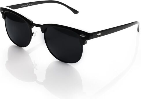 نظارات شمسية مستقطبة شبه داكنة للغاية من GrinderPUNCH للرجال والنساء 70s 80s نظارات شمسية عتيقة للرجال والنساء UV400 in Kuwait