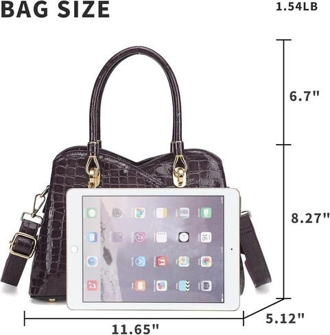 KouLi Buir Purses and Handbags PU Leather Top-Handle Satchel Shoulder Bags Messenger Tote Bag for Ladies in Kuwait