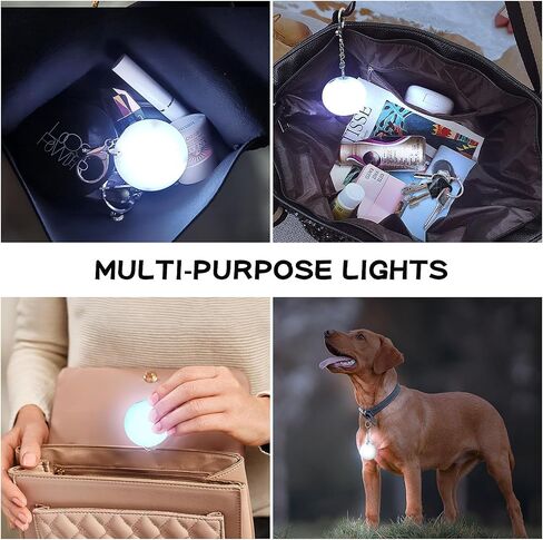 Cynlsum Purse Light with Automatic Sensor: Handbag Light - Gift Ideas for Women Couples Girl Purse Essentials Items Women Bag Purse Accessories (Round) in Saudi Arabia