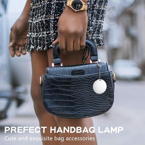 Cynlsum Purse Light with Automatic Sensor: Handbag Light - Gift Ideas for Women Couples Girl Purse Essentials Items Women Bag Purse Accessories (Round) in Saudi Arabia