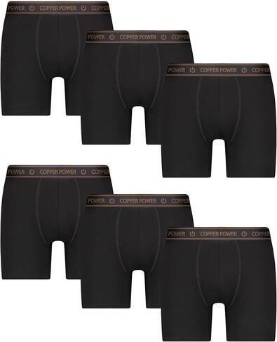 Mens Boxer Briefs Breathable Cotton Underwear for Men - 6 Pack - Cotton Stretch Mens Underwear in Kuwait
