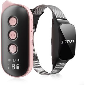 JOTUT Dog Training Collar 3 Safety Modes Beep,Vibration,Electric Dog Shock Collar with Remote Control,Rechargeable IP67 Waterproof E-Collar