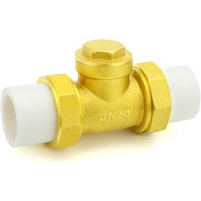 GASHER Brass Check Valve 1" DN32 With PPR, One Way Check Valves for Drainage System And Industrial Pipeline System