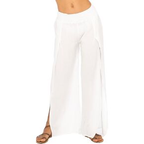 Back From Bali Womens Palazzo Pants Wide Leg Loose Beach Pants with Slit Boho Swimsuit Cover Up…