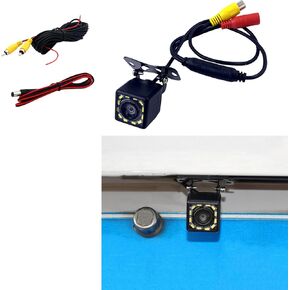 Backup Camera, Back Up Camera for Cars, HD 12 LED 150 Degree Wide Angle Car Reverse Camera Clear Night Vision & IP69 Waterproof, Rear Camera Car Accessories Universal for Car SUV Truck