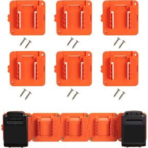 Battery Holder for Black & Decker 20V Battery Storage Wall Mount for Black & Decker 20V LBXR20 LB20 LBX20 Batteries 6 Pack