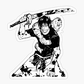 Jjk Toji Fushiguro Sticker Decal Vinyl - Peel and Stick to Any Smooth Surface