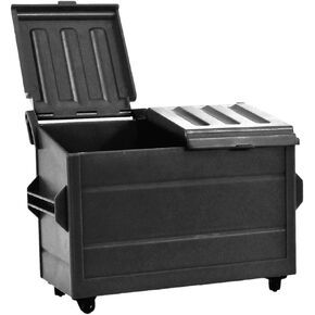 Black Dumpster for Wrestling Action Figures
