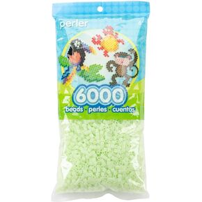Perler Beads Fuse Beads for Crafts, 6000pcs, Glow in the Dark green