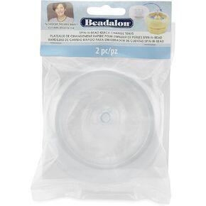 Beadalon 206A-420 Spin-N-Bead QK-Chng Trays 2PC Quick N