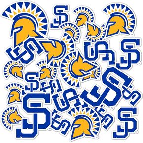 Desert Cactus San Jose State University Sticker SJSU Spartans Stickers Vinyl Decals Laptop Water Bottle Car Scrapbook T1 (Type 1-1)