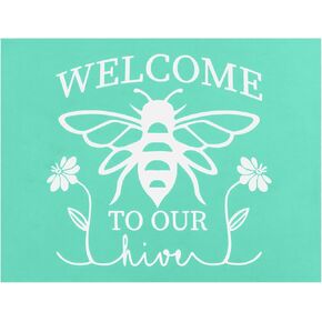 Chalk Stencils Transfers Silk Screen Stencils Bee Stencils for Painting on Wood Mesh for Chalk Paste Stencils Self Adhesive Washable Reusable