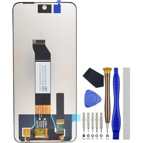 Black Full LCD Digitizer Touch Screen Assembly Replacement for Xiaomi Redmi Note 10 5G Note 10T 5G Xiaomi Poco M3 Pro 6.5" with Tool Kit