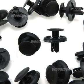 Pack of 100 Fender Splash Shield Clip Replacement for Toyota 90467-07164 for Suzuki 09409-07332 for Camry Corolla Echo MR2 Sienna Push Type Retainer Fender Liner Fastener Fit into 7mm Hole