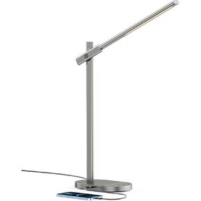 ProtoArc Modern Desk Lamp, Metal Aluminum Alloy Dimmable LED Desk Light with USB Charging Port, Eye-Caring Table Light, Touch Control, 5 Color Modes, 6 Brightness Levels, Timer for Home Office Bedroom in Saudi Arabia