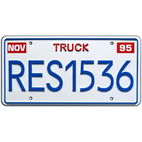 Toy Story | RES1536 | Metal Stamped License Plate