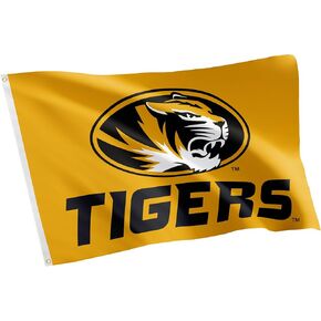 Desert Cactus University of Missouri Flag Tigers MU Mizzou Flag Banners 100% Polyester Indoor Outdoor 3x5 feet Flags (Style 7)