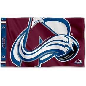 Colorado Avalanche Printed Header 3x5 Premium Banner Flag
