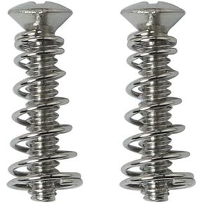 2PCS 6-32X3/4 inch Gold Stainless Steel Single Coil Pickup Mounting Screws and Springs Set for Electric Guitar