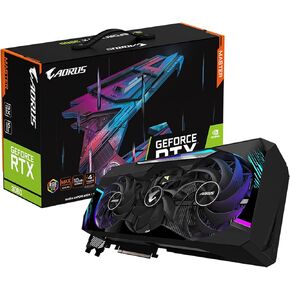 GIGABYTE AORUS GeForce RTX 3080 Master 10G (REV3.0) Graphics Card, Max Covered Cooling, LHR, 10GB 320-bit GDDR6X, GV-N3080AORUS M-10GD REV3.0 Video Card