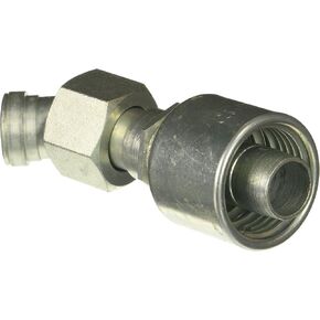 Gates G25175-1616 Female JIC 37 Flare Swivel - 45 Bent Tube (MegaCrimp)