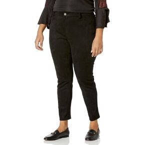 Calvin Klein Women's Suede Front Slim Pant