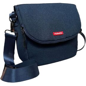 Peakelite Crossbody Bag for Women, Women Shoulder Bag, Travel Crossbody Purse, Multiple Compartment, Navy