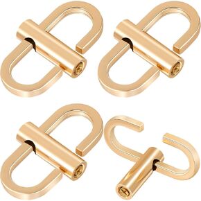 Chain Strap Shortener, 360 Rotatable Chain Clip Buckle, Alloy Necklace Shortener for Shorten Purse Bag Chain
