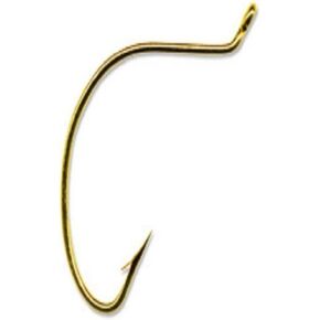 Mustad Wide Gap Hook, Hollow Point, Slightly Reversed, 2/0