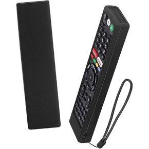 CHUNGHOP Protective Silicone Remote Case for Sony RMT-TX102U RMF-TX200U RMT-TX200U RMF-TX300U Smart Android TV Voice Remote Controller Washable Anti-Lost Remote Cover with Loop (Glow in Dark Blue)