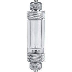 Aquarium Water Plant CO2 Bubble Counter Single/Double Head Non-Return Bubble Counter Fish Tank Tool (Double Head)