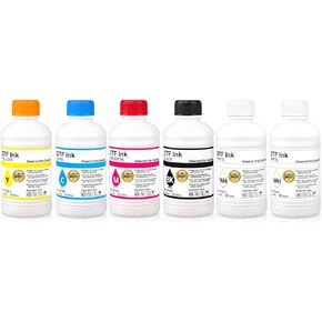 DTF Ink 1000ml Combo Pack Compatible for printheads Installed DTF Printers L1800 R1390 ET-4800 8550 XP15000 I3200 4720 XP600 TX800 ET2800,(2*White+ 1set Black Cyan Magenta Yellow) in Kuwait