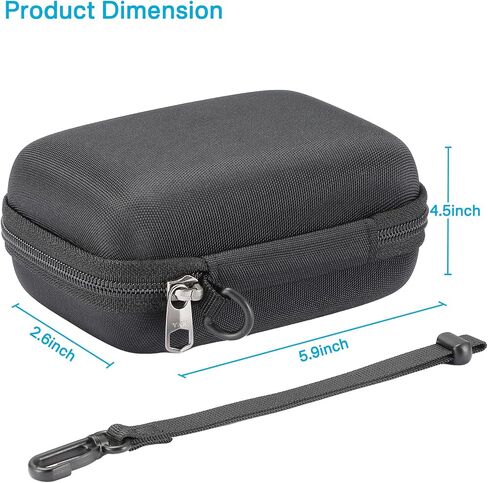 RAIACE Hard Travel Storage Case Compatible with Anker 2wmAh Portable Charger, Built-in mesh Pocket for USB-C Cable. (case only) - Black in Saudi Arabia