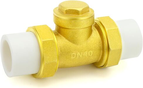 GASHER Brass Check Valve 1" DN32 With PPR, One Way Check Valves for Drainage System And Industrial Pipeline System in Saudi Arabia