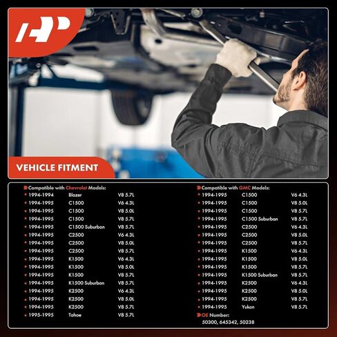 A-Premium Catalytic Converter Kit Direct-Fit Compatible with Chevrolet Tahoe, Blazer, C1500 Suburban, C2500, K1500, K1500 Suburban & GMC Yukon, C1500 Suburban, C2500, 4.3L 5.0L 5.7L, E.P.A. Compliant in Saudi Arabia