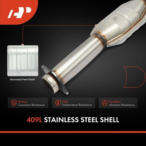 A-Premium Catalytic Converter Kit Direct-Fit Compatible with Chevrolet Tahoe, Blazer, C1500 Suburban, C2500, K1500, K1500 Suburban & GMC Yukon, C1500 Suburban, C2500, 4.3L 5.0L 5.7L, E.P.A. Compliant in Saudi Arabia