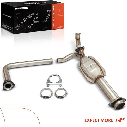 A-Premium Catalytic Converter Kit Direct-Fit Compatible with Chevrolet Tahoe, Blazer, C1500 Suburban, C2500, K1500, K1500 Suburban & GMC Yukon, C1500 Suburban, C2500, 4.3L 5.0L 5.7L, E.P.A. Compliant in Saudi Arabia