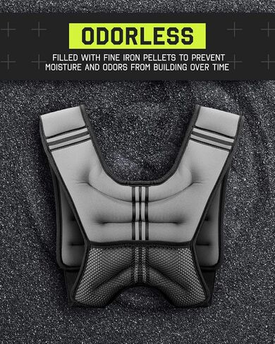 Encased Weighted Vest for Men/Women Workout, Adjustable Vest for Running/Sports Training - Black in Saudi Arabia